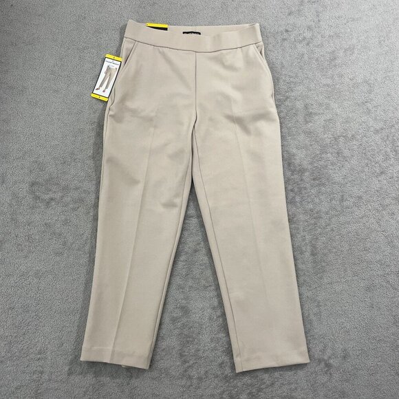 Hilary Radley Cream Ankle Pants - Picture 1 of 7